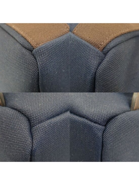Hermes Sac Depan Sage Gourme Toile Navy Backpack main image 6